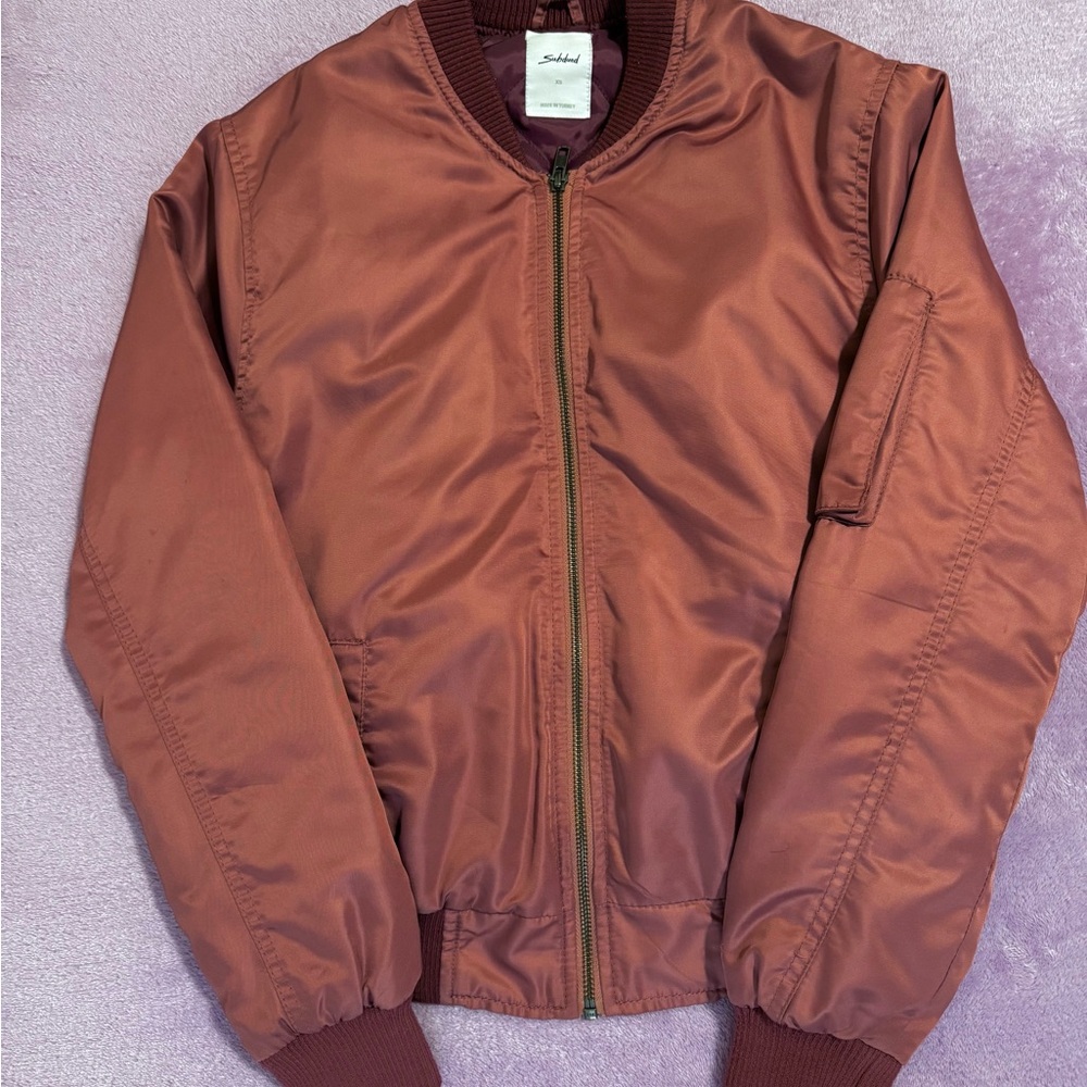 Men's Rust Bomber Jacket